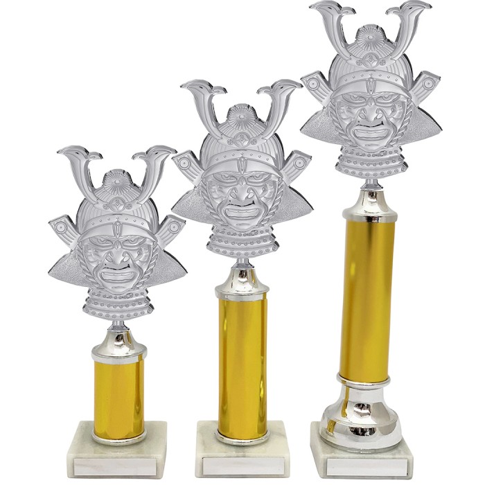 MARTIAL ARTS METAL TROPHY  - AVAILABLE IN 3 SIZES